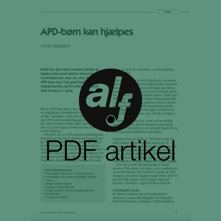 APD-børn kan hjælpes