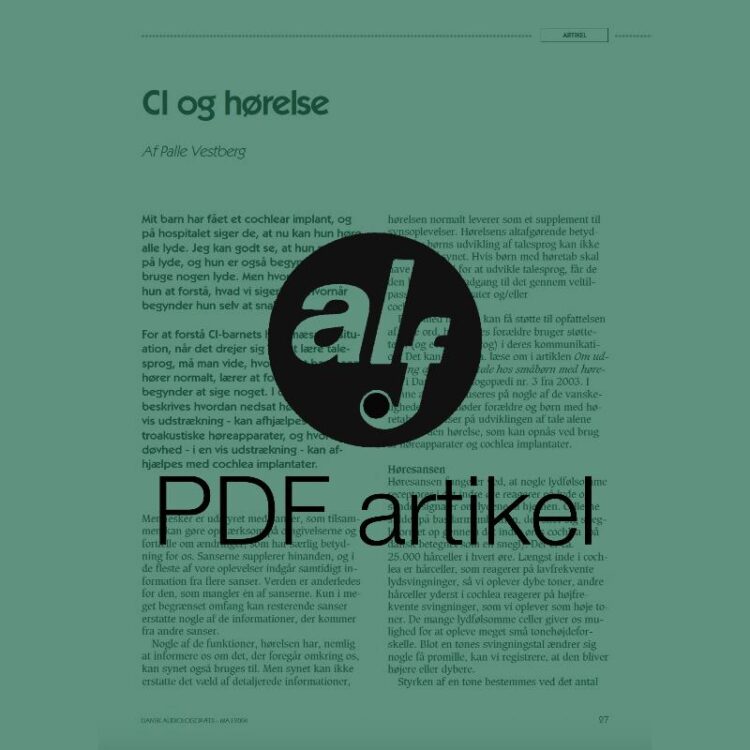 CI og hørelse