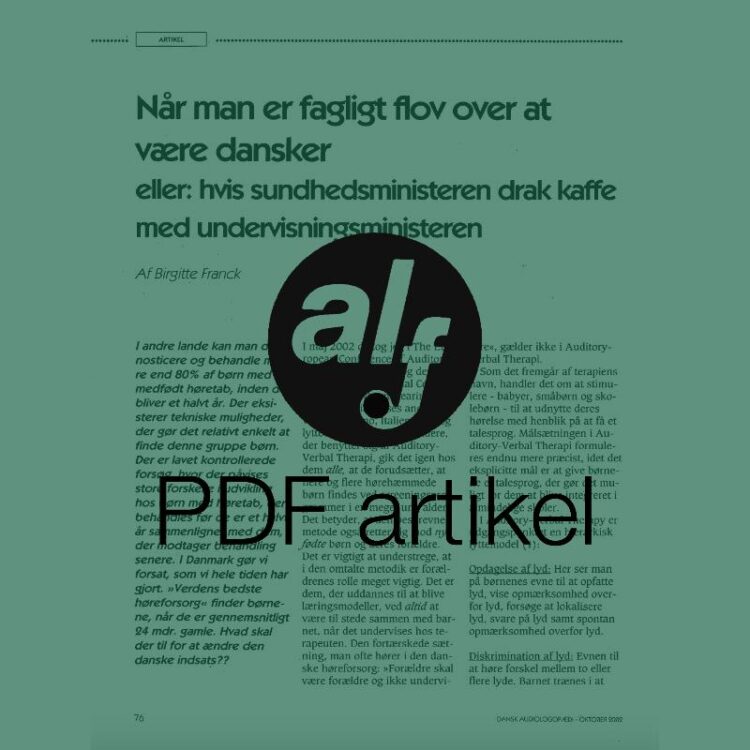 Når man er fagligt flov over at være dansker