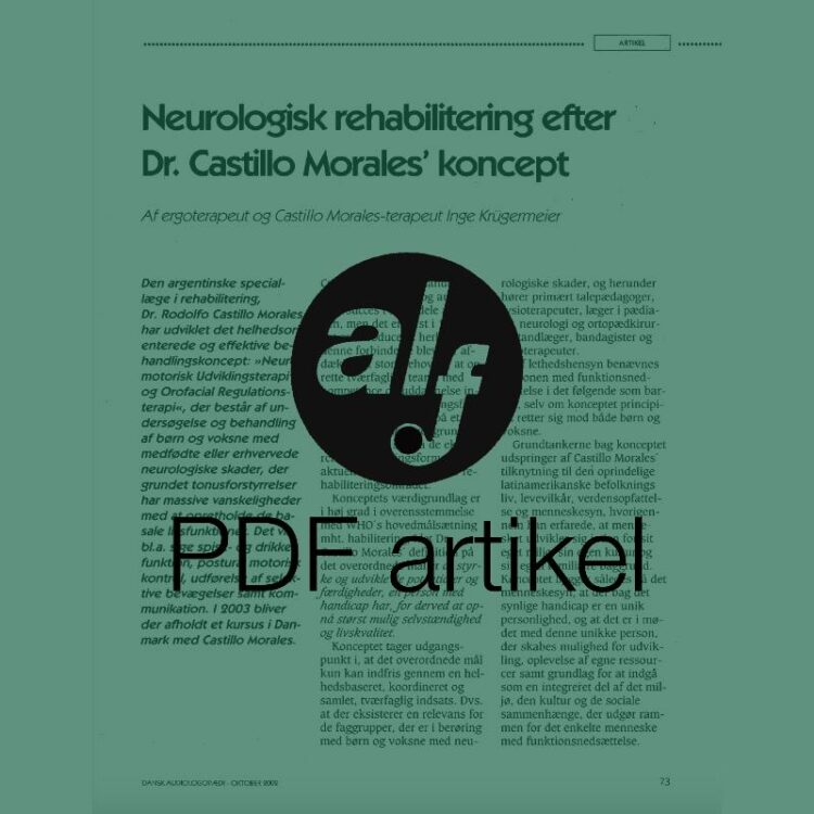 Neurologisk rehabilitering efter Dr. Castillo Morales' koncept