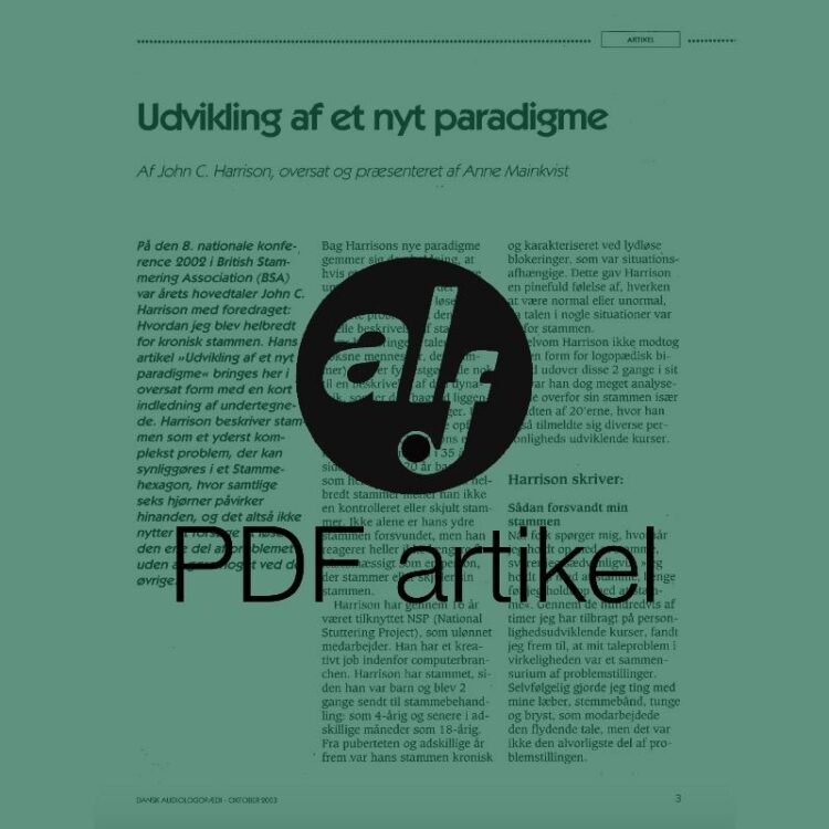 Udvikling af et nyt paradigme