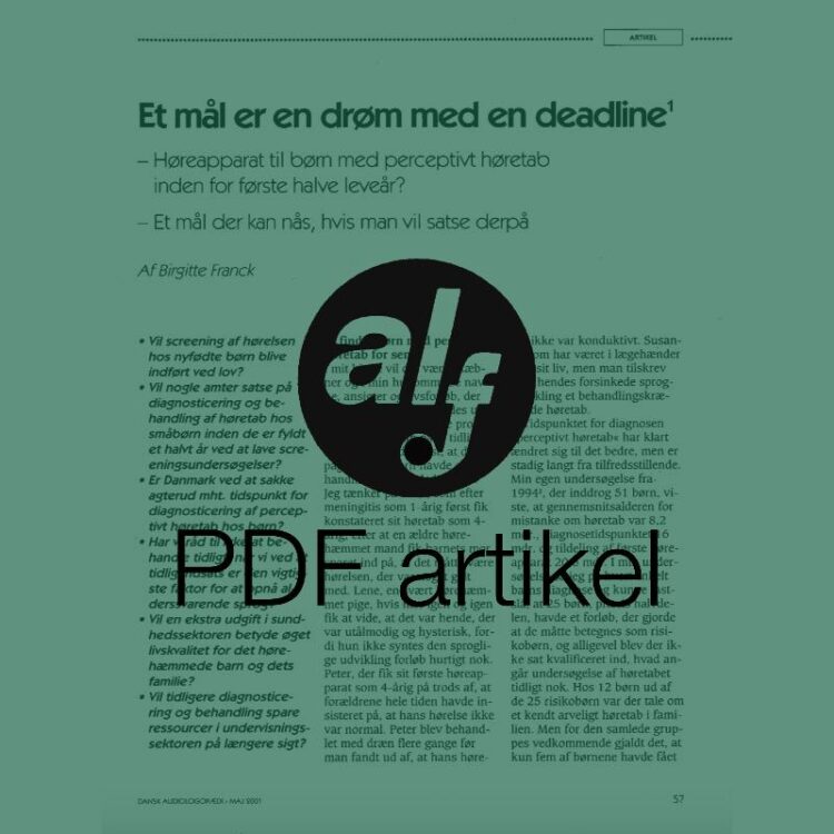 Et mål er en drøm med en deadline